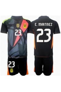 Fotbalové Dres Argentina Emiliano Martinez #23 Brankářské Dětské Domácí Oblečení Copa America 2024 Krátký Rukáv (+ trenýrky)